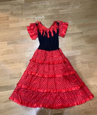 W1 Disfraz de gitana. Talla 12