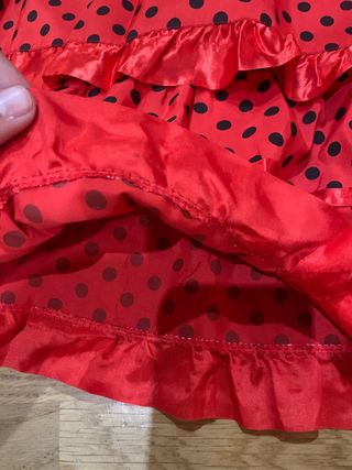 W1 Disfraz de gitana. Talla 12