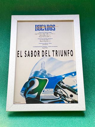 PUBLICIDAD EQUIPO DUCADOS CAMPEONATO DE MOTOS