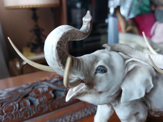 Cacciapuoti coppia elefanti " Maternità