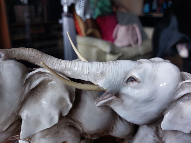 Cacciapuoti coppia elefanti " Maternità