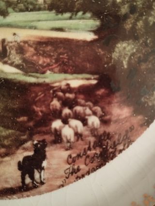 Platos antiguos de porcelana