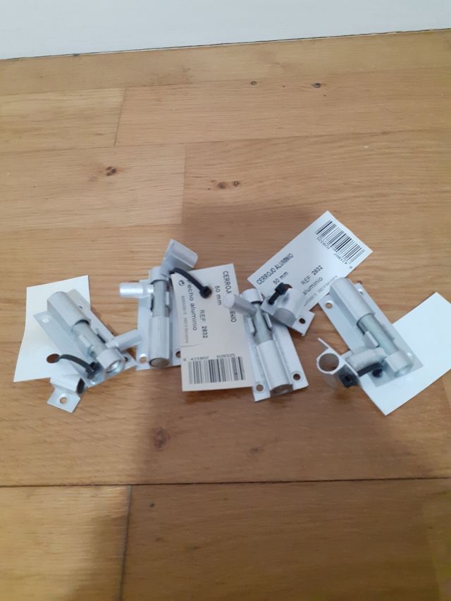 Cerrojos aluminio 50mm x 4 und.