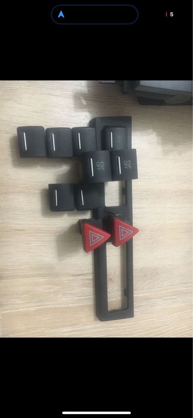 Audi a3 8p accesorios consola central doble dim