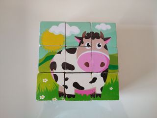 Lote juguetes de madera