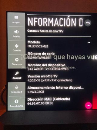 LG OLED TV 55” C9 4K con AI OLED55C9MLB