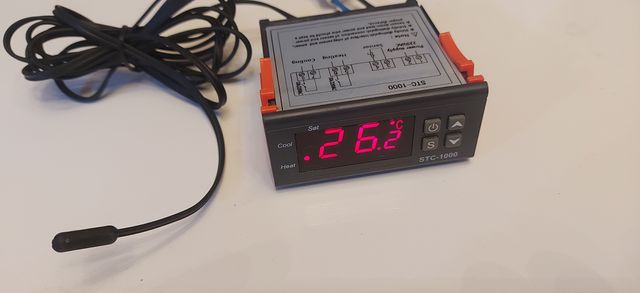 termostato controlador con sonda