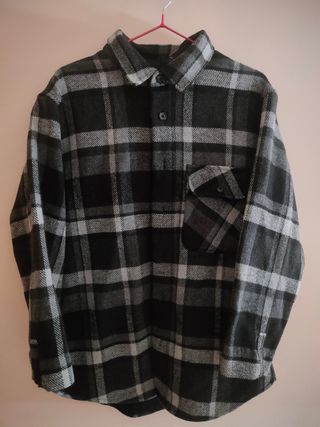Sobrecamisa Cuadros Zara Talla L