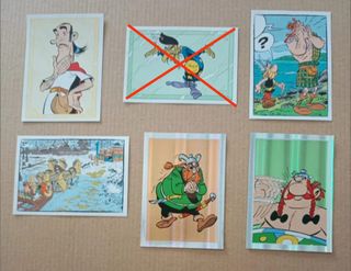 Cromos Astérix álbum de viajes 2023