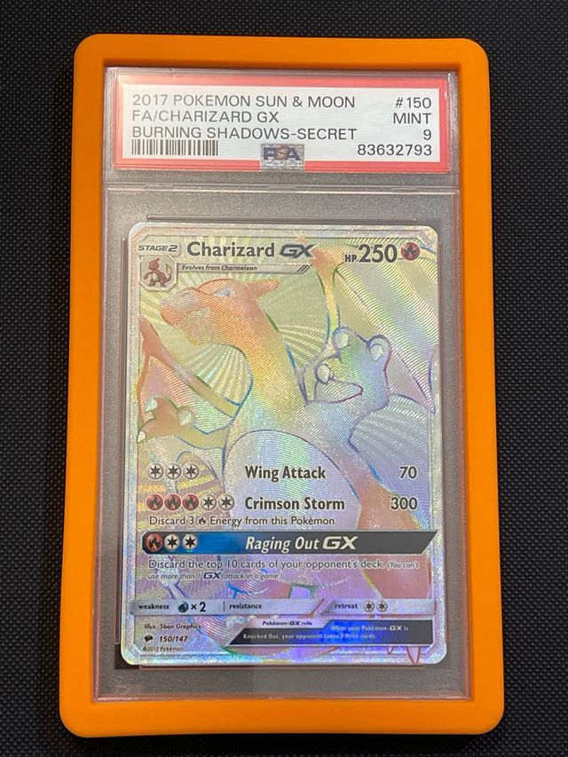 CHARIZARD GX INGLES REINBOW PSA 9 