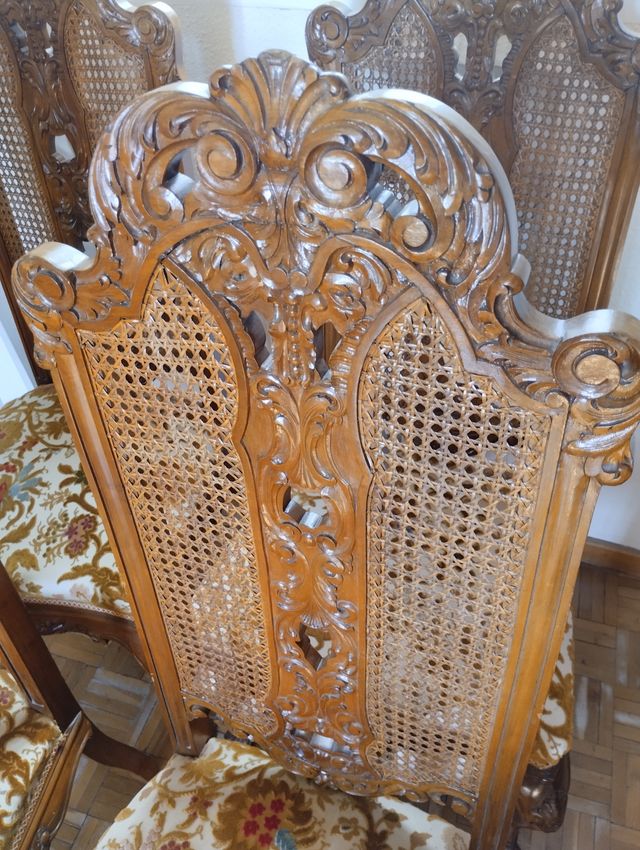 4 Sillas castellanas renacentistas