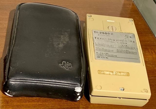 Calculadora de bolsillo.