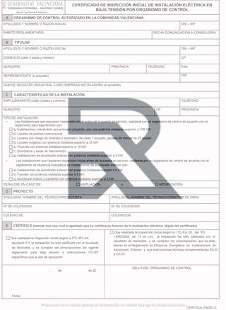 ELECTRICISTA BOLETIN SUBIDA POTENCIA