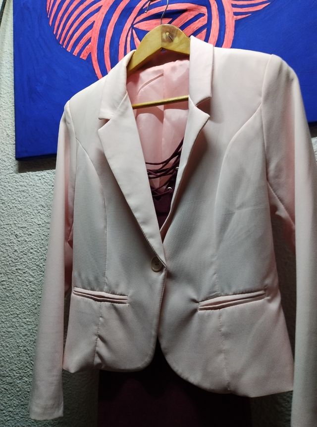 Blazers rosa claro TU medidas