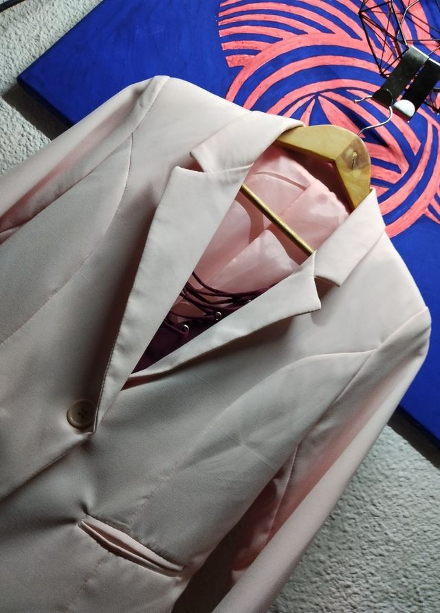 Blazers rosa claro TU medidas