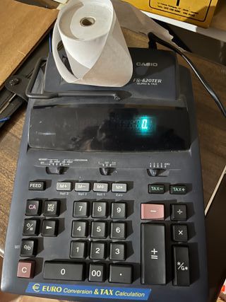 Caja registradora Casio