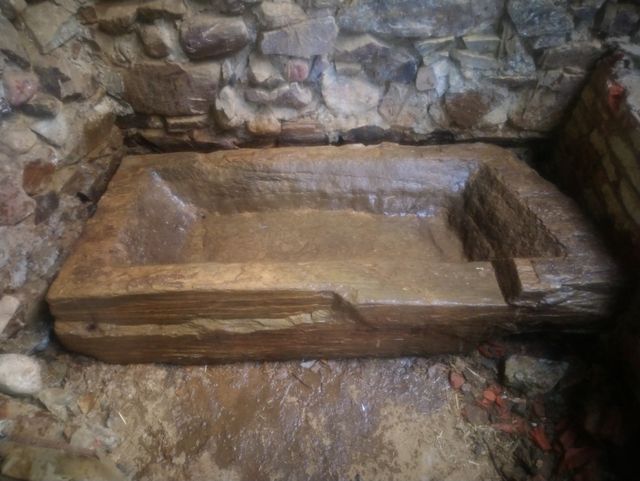 Pila de piedra cuarcita