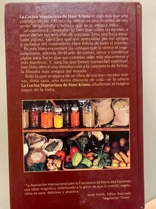 la cocina vegetariana de Hare Krisna