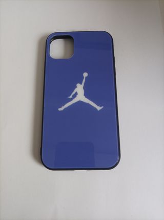 Cover Jordan iPhone 11 blu custodia funda