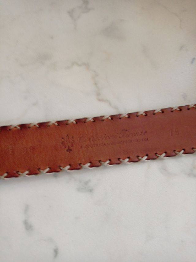 Cintura in vero pitone