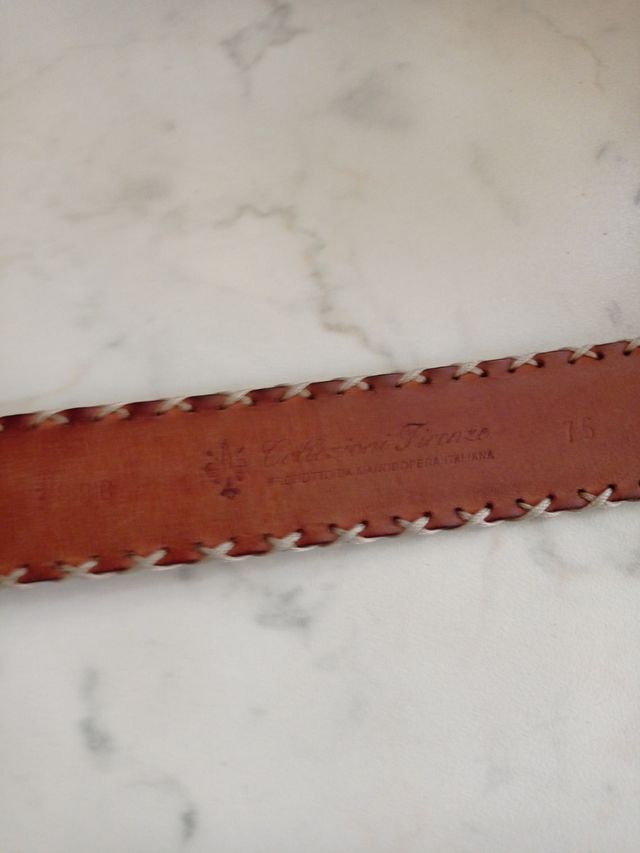 Cintura in vero pitone