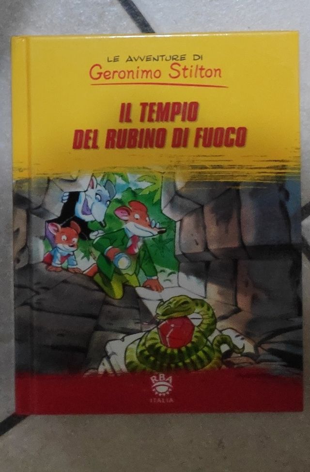 Geronimo Stilton tempio rubino fuoco