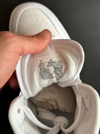 Nike Air Jordan 1 Mid Blanco, Talla:35,5