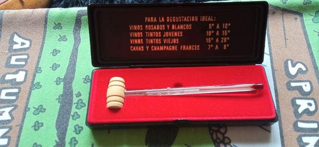 Termómetro vino