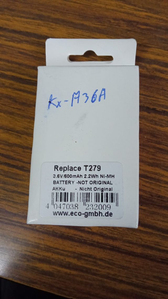 Batería de repuesto de 600 mAh para GP T279 50AAK3