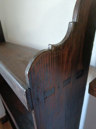 Estantería de roble años 40