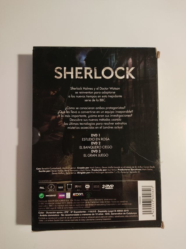 DVDs Serie Sherlock Holmes