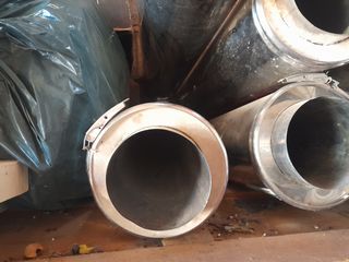 Tuba para chimenea acero inoxidable doble cámara 
