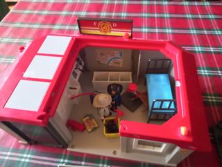 Parque bomberos playmobil