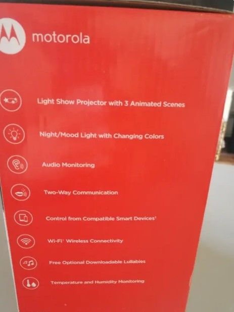 NUEVO Vigilabebes Proyector Motorola Smart Nursery