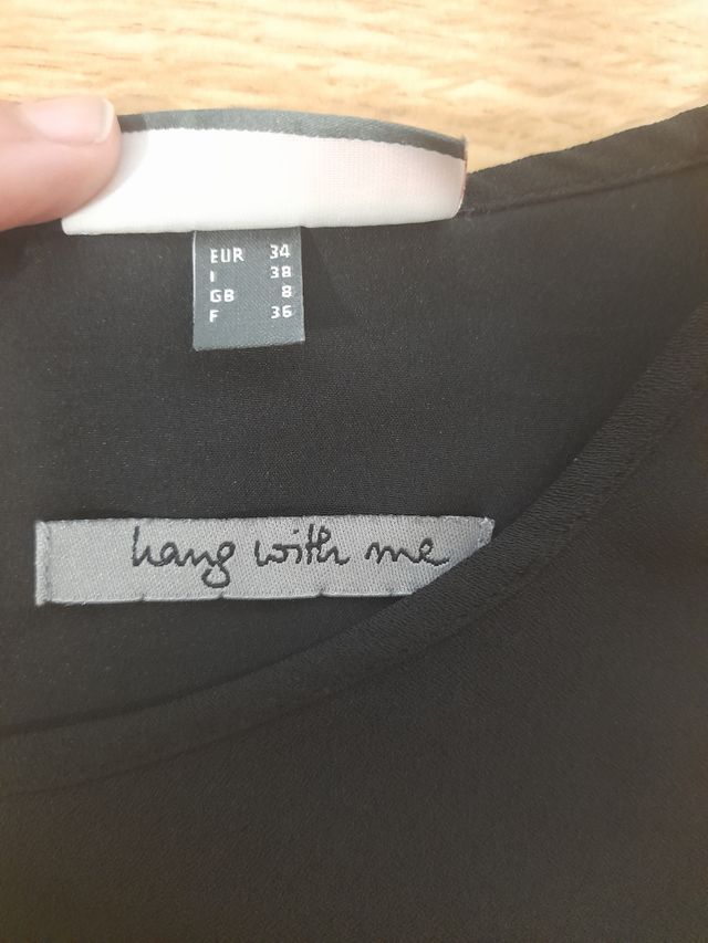 Vestido XS STREET ONE negro y gris