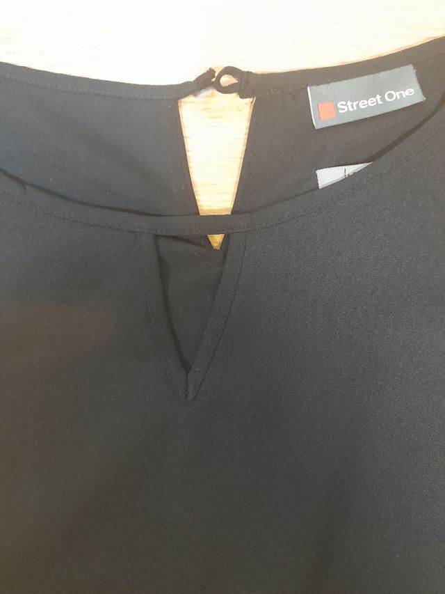 Vestido XS STREET ONE negro y gris