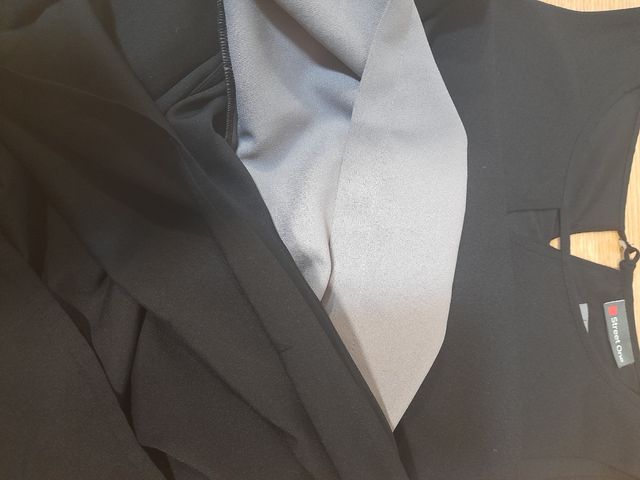 Vestido XS STREET ONE negro y gris