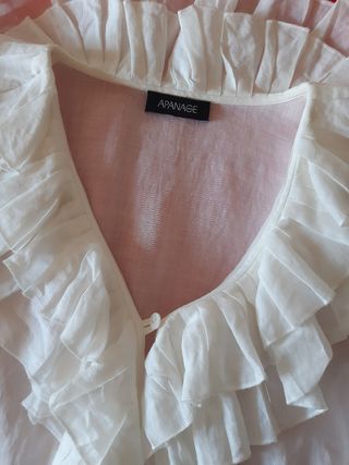 Camisa blanca de fiesta