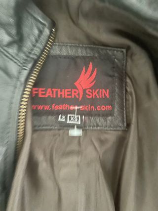 cazadora piel motera