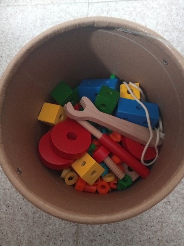 Juego de construcción de madera (Playtive Junior)