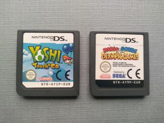 NINTENDO DS YOSHI TOUCH GO + MARIO SONIC OLYMPIC