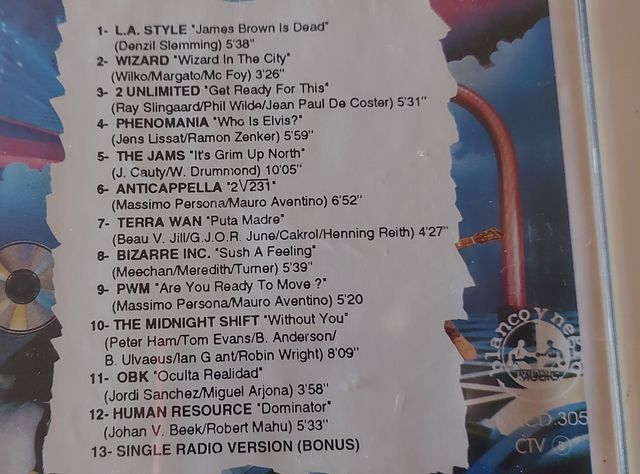 lote 5 cds música dance tecno acid jazz house