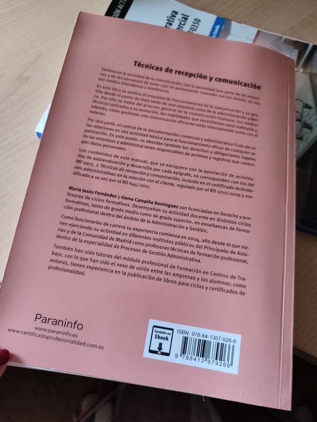 Técnicas de recepción y comunicación