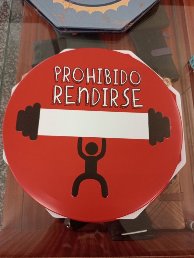 chapa decorativa motivadora