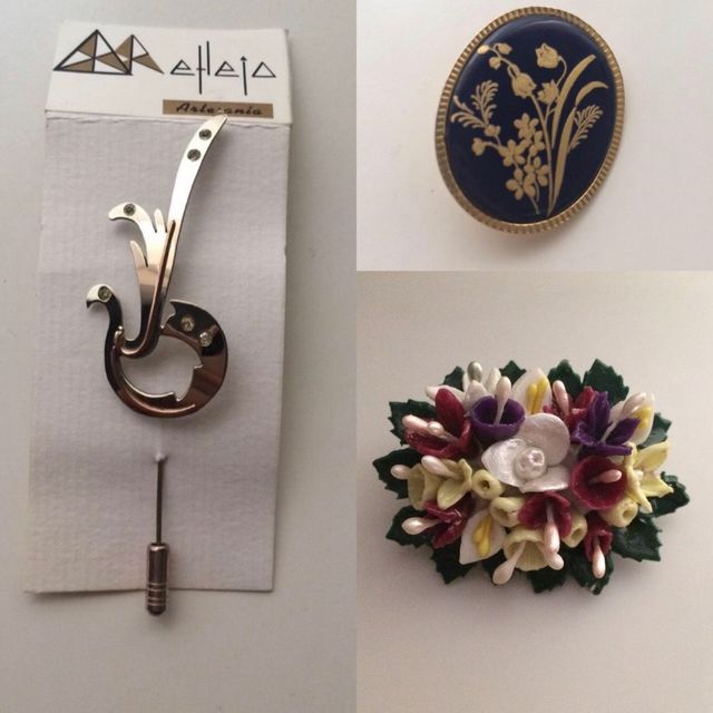 Preciosos broches señora