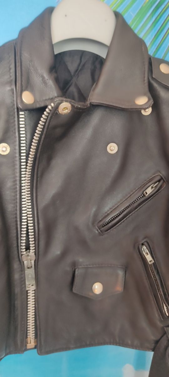 Cazadora infantil estilo rockero (CUERO)