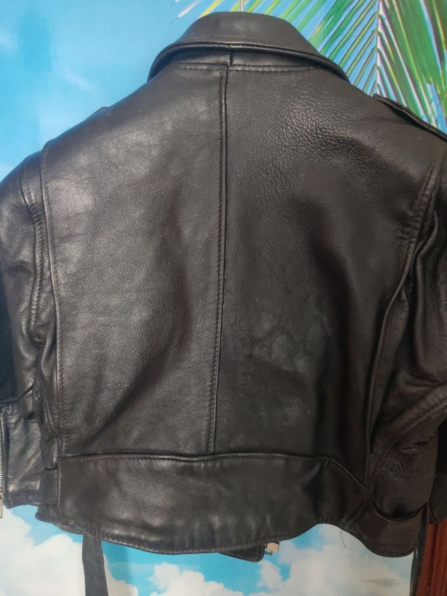 Cazadora infantil estilo rockero (CUERO)