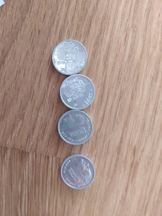 Monedas de 1 peseta de España