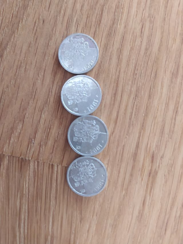 Monedas de 1 peseta de España