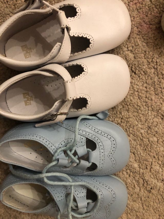 2pares Zapatos clásicos bebé Talla 22